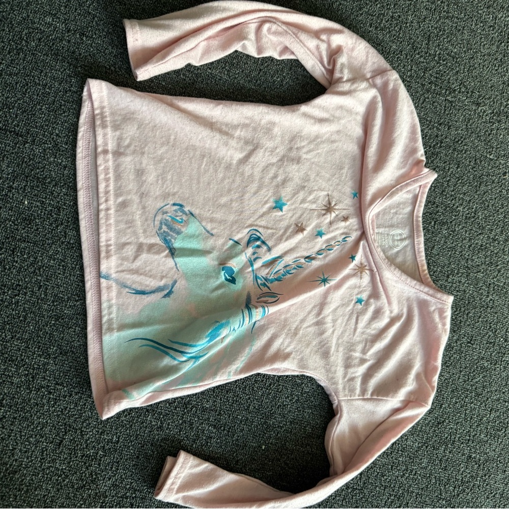Girls Unicorn pj top